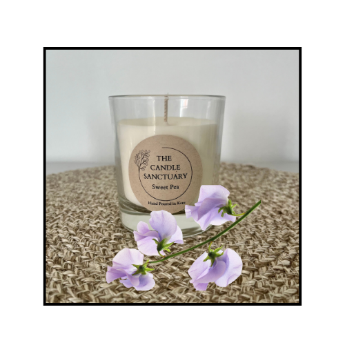 Sweet Pea scented candle