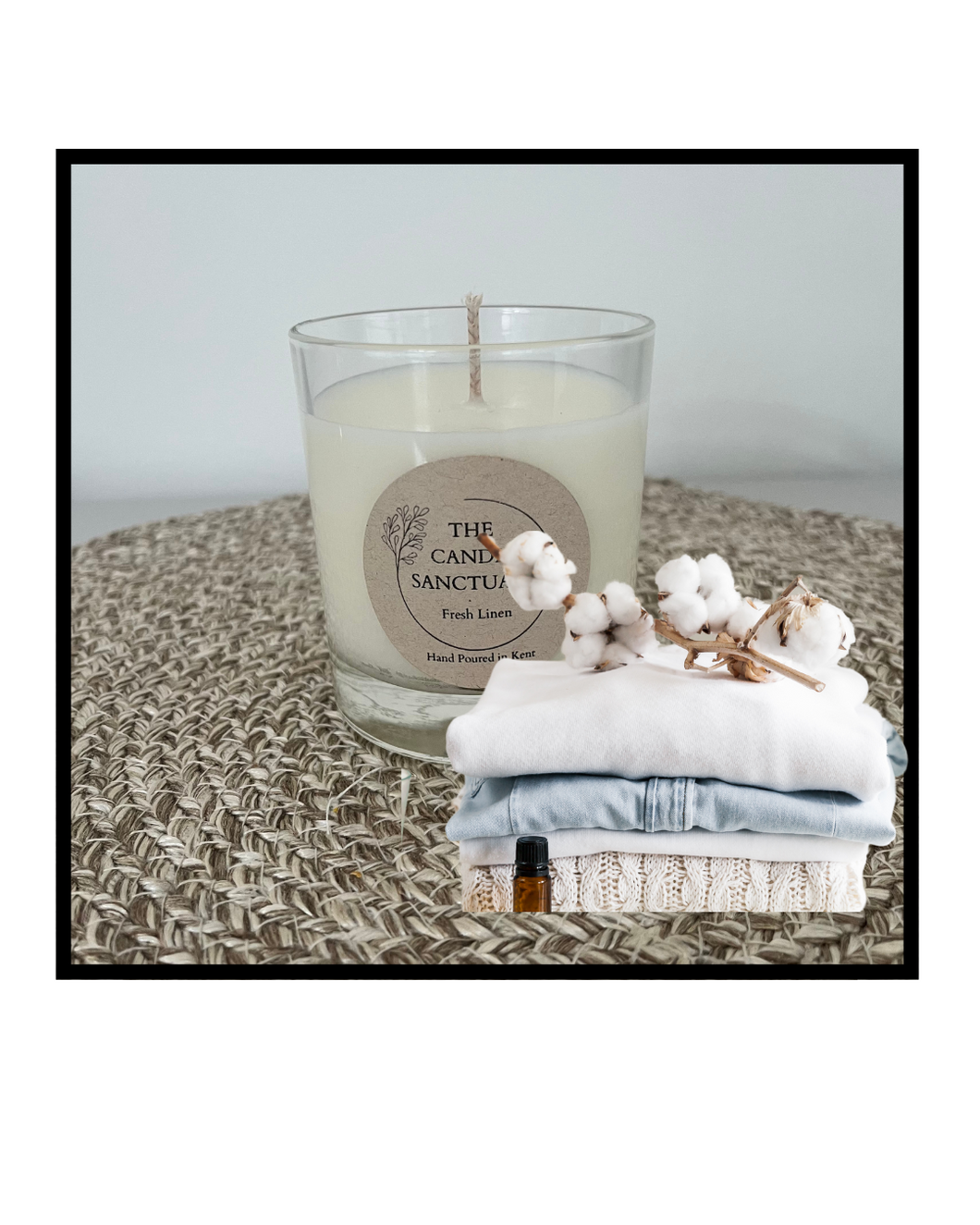 Fresh Linen scented candle