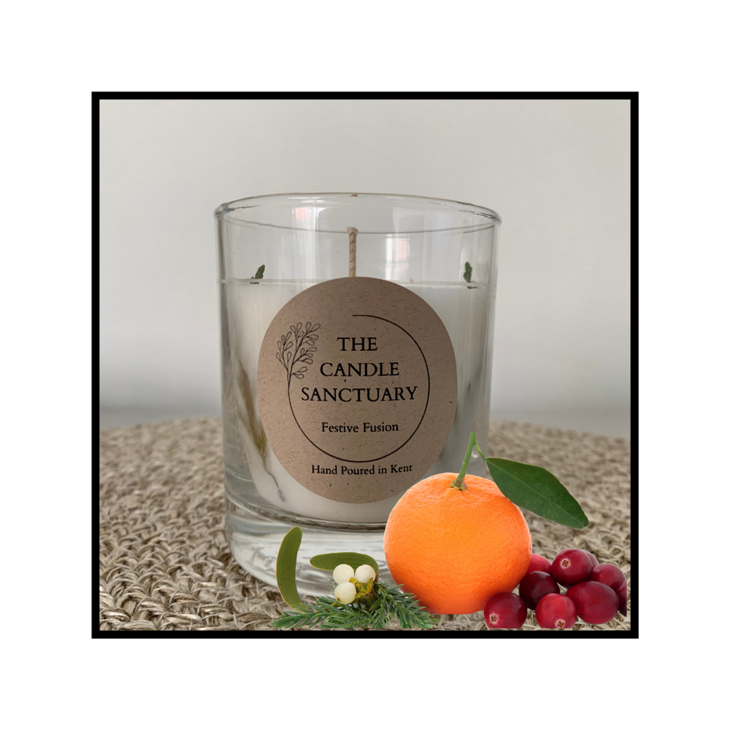 Festive fusion scented candle