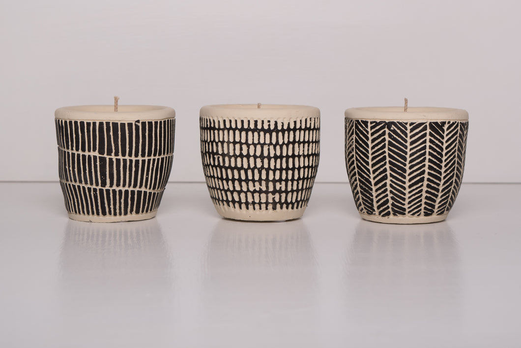 Scandi mini candles