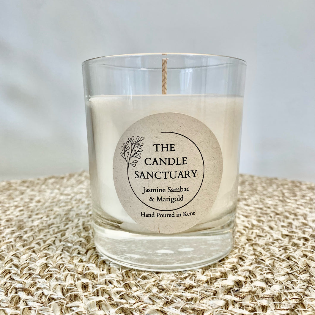 Jasmine Sambac & Marigold  scented candle